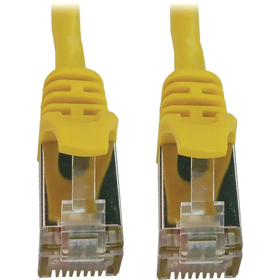 EATON Tripp Lite N262-S07-YW Cat6a STP Patch Network Cable - 7 ft Category 6a Network Cable for Network Device, Server, Switch, Router, Hub, Printer, Computer, Photocopier, Modem, PoE Device, Patch Panel, . - N262-S07-YW