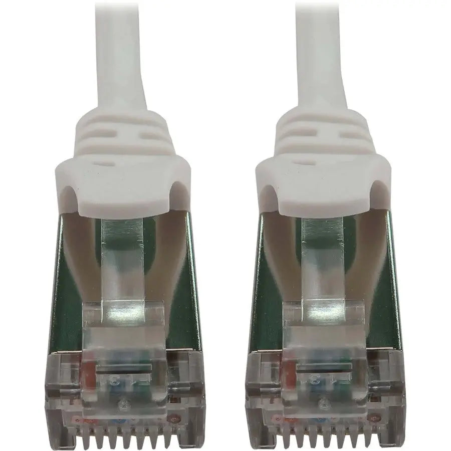 EATON Tripp Lite N262-S10-WH Cat6a STP Patch Network Cable - 10 ft Category 6a Network Cable for Network Device, Server, Switch, Router, Hub, Printer, Computer, Photocopier, Modem, PoE Device, Patch Panel, - N262-S10-WH