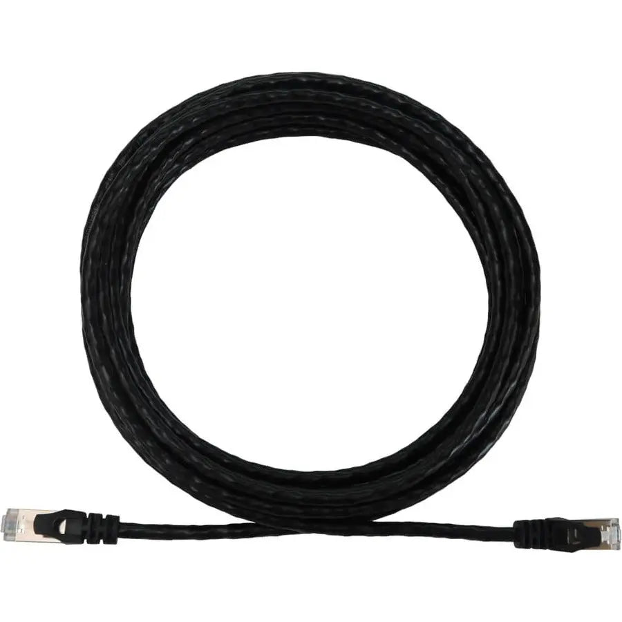 EATON Tripp Lite N262-S15-BK Cat6a STP Patch Network Cable - 15 ft Category 6a Network Cable for Network Device, Server, Switch, Router, Hub, Printer, Computer, Photocopier, Modem, PoE Device, Patch Panel, - N262-S15-BK