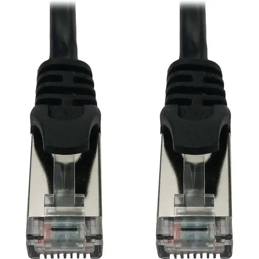 EATON Tripp Lite N262-S25-BK Cat6a STP Patch Network Cable - 25 ft Category 6a Network Cable for Network Device, Server, Switch, Router, Hub, Printer, Computer, Photocopier, Modem, PoE Device, Patch Panel, - N262-S25-BK