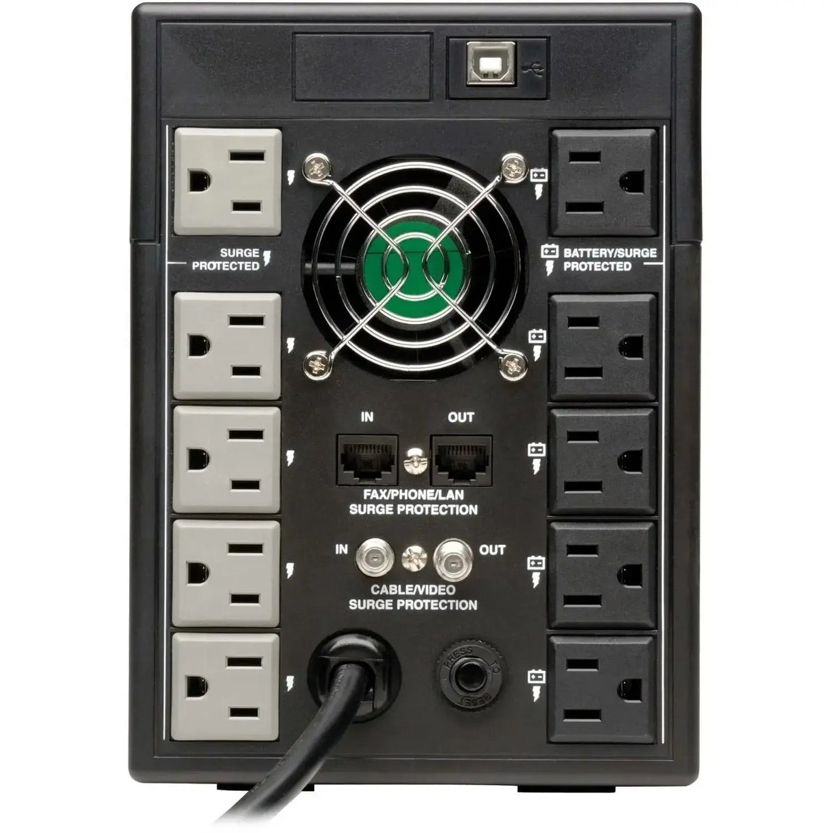 EATON Tripp Lite OmniSmart LCD 120V 1500VA 810W Line-Interactive UPS, Tower, LCD display, USB port - OMNI1500LCDT