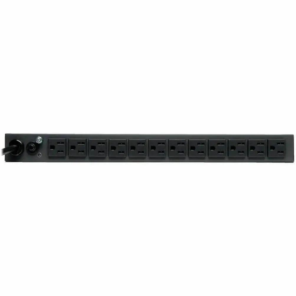 EATON Tripp Lite PDU Metered 120V 15A 5-15R 13 Outlet 5-15P Horizontal 1URM 6ft Cord - NEMA 5-15P - 13 x NEMA 5-15R - PDUMH15-6