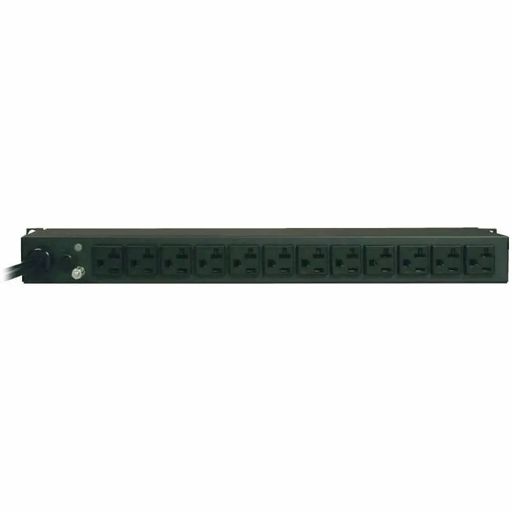 EATON Tripp Lite PDU Metered 120V 20A 5-15/20R 12 Outlet L5-20P 1URM 6ft Cord - 1U Horizontal Rackmount, Wall Mountable, Under-counter - PDUMH20-6