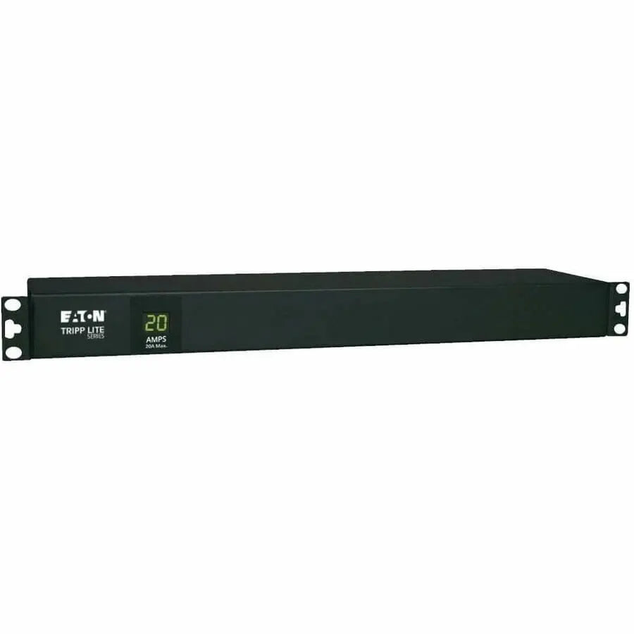EATON Tripp Lite PDU Metered 120V 20A 5-15/20R 12 Outlet L5-20P 1URM 6ft Cord - 1U Horizontal Rackmount, Wall Mountable, Under-counter - PDUMH20-6