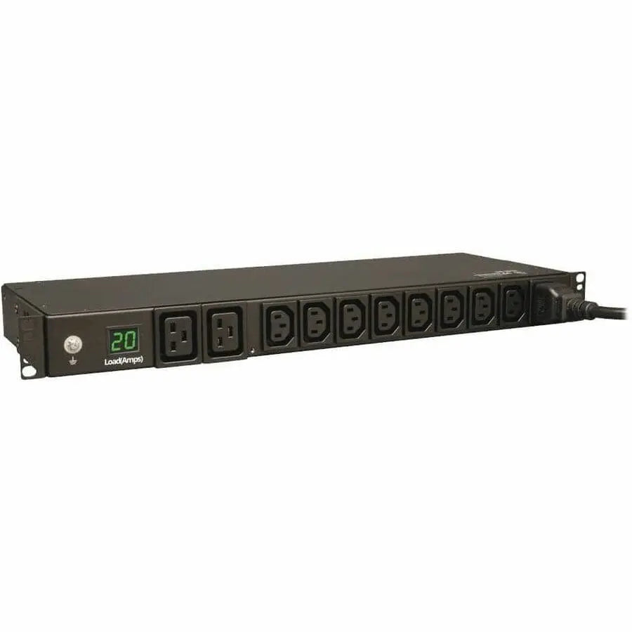 EATON Tripp Lite PDU Metered 200V - 240V 20A 8 C13; 2 C19 C20 Horizontal 1URM - 1UHorizontal Rackmount - PDUMH20HV