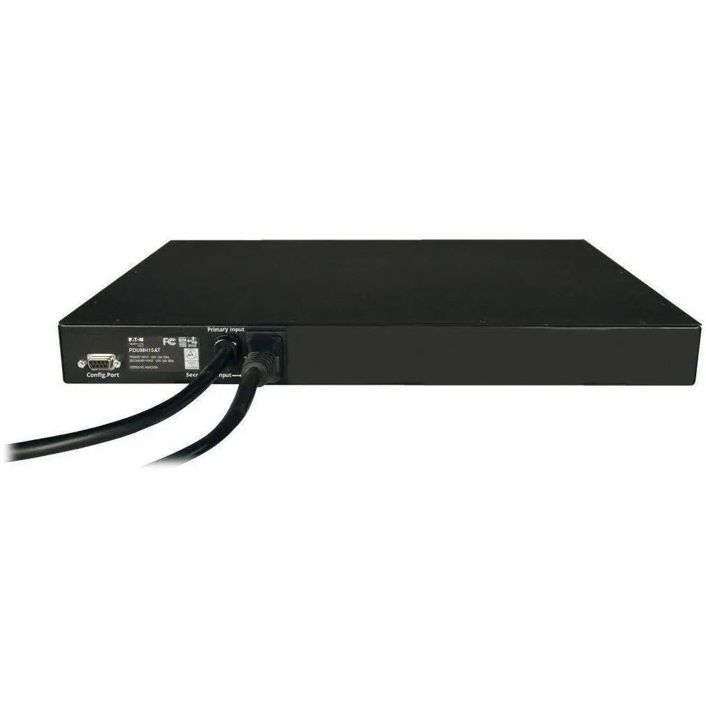 EATON Tripp Lite PDU Metered ATS 120V 15A 5-15R 8 Outlet 2 5-15P Horizontal 1URM - 8 x NEMA 5-15R - 1.8kVA - 1U Rack-mountable - PDUMH15AT