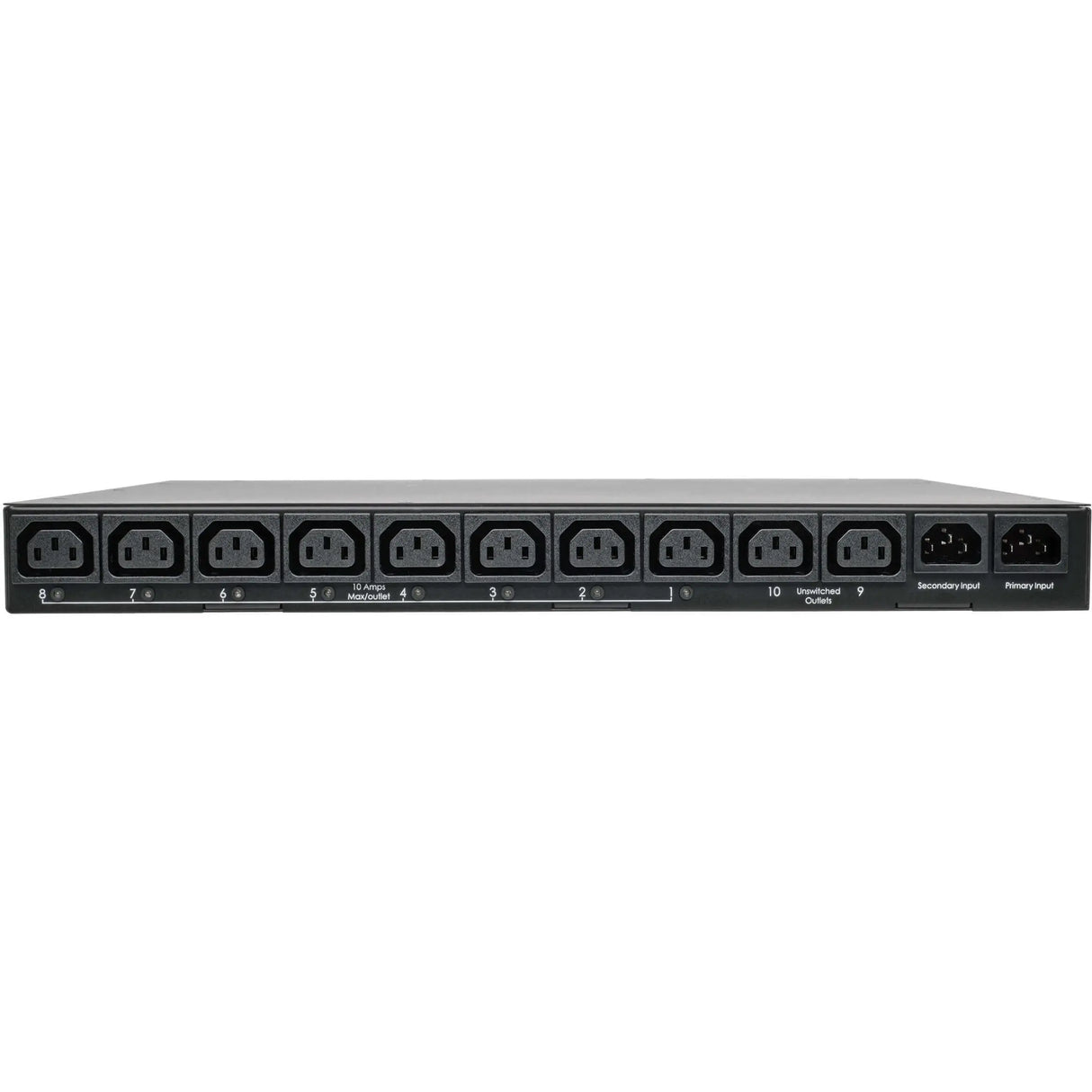 EATON Tripp Lite PDU Metered ATS 2/2.4KW 200/240V 10 C13 2 C14 3.6M Cords 1URM - IEC 60320 C14 - 10 x IEC 60320 C13 - 200 V AC, 208 V AC, 220 V AC, 230 V AC, 240 V AC - 2.40 kVA - 1U/2U - Horizontal Rackmou... - PDUMH15HVAT