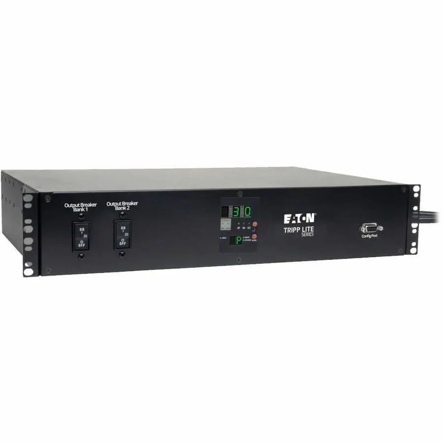 EATON Tripp Lite PDU Metered ATS 208V / 240V 30A 16 C13; 2 C19; 1 L6-30R 2URM - 2UHorizontal Rackmount - PDUMH30HVAT