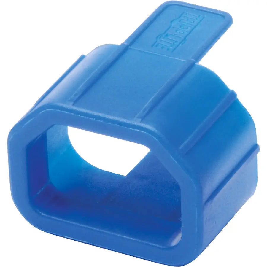 EATON Tripp Lite PDU Plug Lock Connector C14 Power Cord to C13 Outlet Blue 100pk - PLC13BL