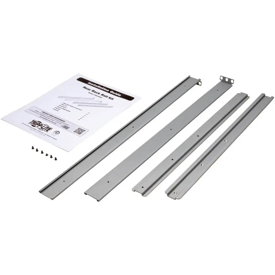 EATON Tripp Lite PDU Rear Support Rail Kit 1U ATS PDUS Mounted 4Post & Enclosures - Silver - PDU4PKIT