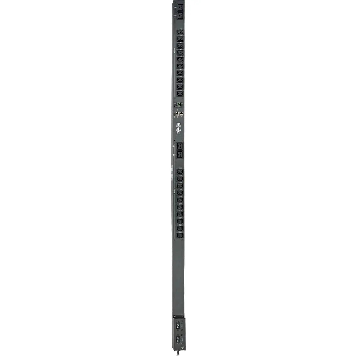 EATON Tripp Lite PDU Switched 208V / 240V 30A 4 C19; 20 C13 LX Platform Vertical 0URM TAA - NEMA L6-30P - 20 x IEC 60320 C13, 4 x IEC 60320 C19 - 230 V - 5.80 kVA - 0U - Vertical Rackmount - TAA Compliant - PDUMVR30HVNETLX