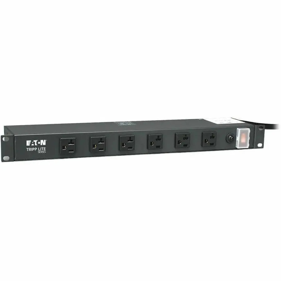 EATON Tripp Lite Power Strip 12-Outlet Rackmount Metal 120V 5-15/20R 15ft Cord 1U - NEMA L5-20P - 12 NEMA 5-15/20R - 15ft Input - RS-1215-20T
