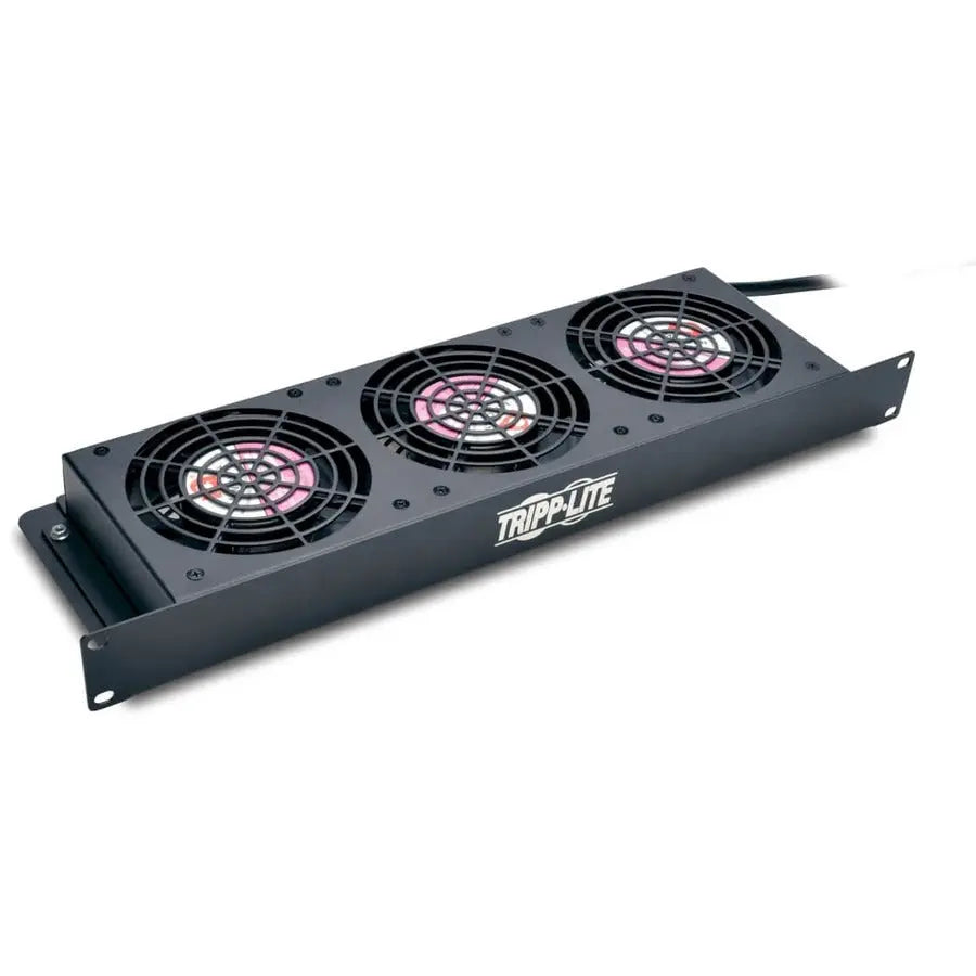 EATON Tripp Lite Rack Enclosure Server Cabinet 1U Cooling Fan Tray 3 120V 210 CFM - 3 Fan - 1U - 210 CFMBlack - SRFAN1U