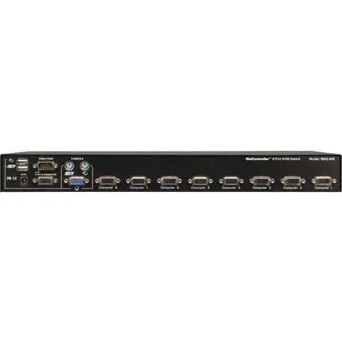 EATON Tripp Lite Rackmount KVM Switch 8-Port / USB / PS2 w/ On Screen Display 1U - 8 x 1 - 8 x HD-15 - 1U - Rack-mountable - B042-008