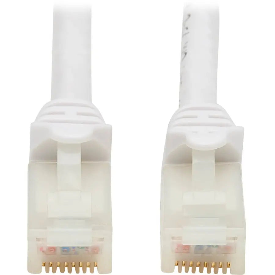 EATON Tripp Lite Safe-IT Cat6a Ethernet Cable Antibacterial Snagless 10G MM 10ft - 10 ft Category 6a Network Cable for Network Device, Patch Panel, Switch, Server, Modem, Router, Network Adapter, Hub - Firs... - N261AB-010-WH