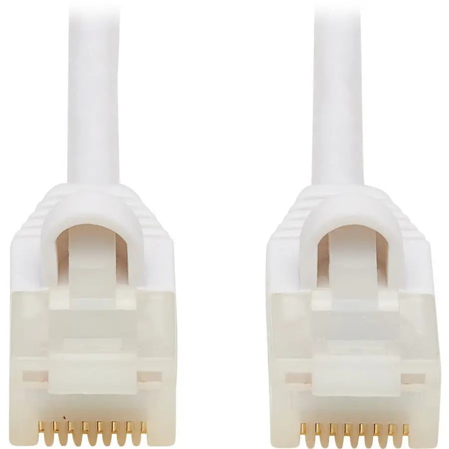 EATON Tripp Lite Safe-IT Cat6a Ethernet Cable Antibacterial Snagless PoE 10G 5ft - 5 ft Category 6a Network Cable for Network Device, Patch Panel, Switch, Server, Modem, Router, Network Adapter, Hub, VoIP D... - N262AB-005-WH