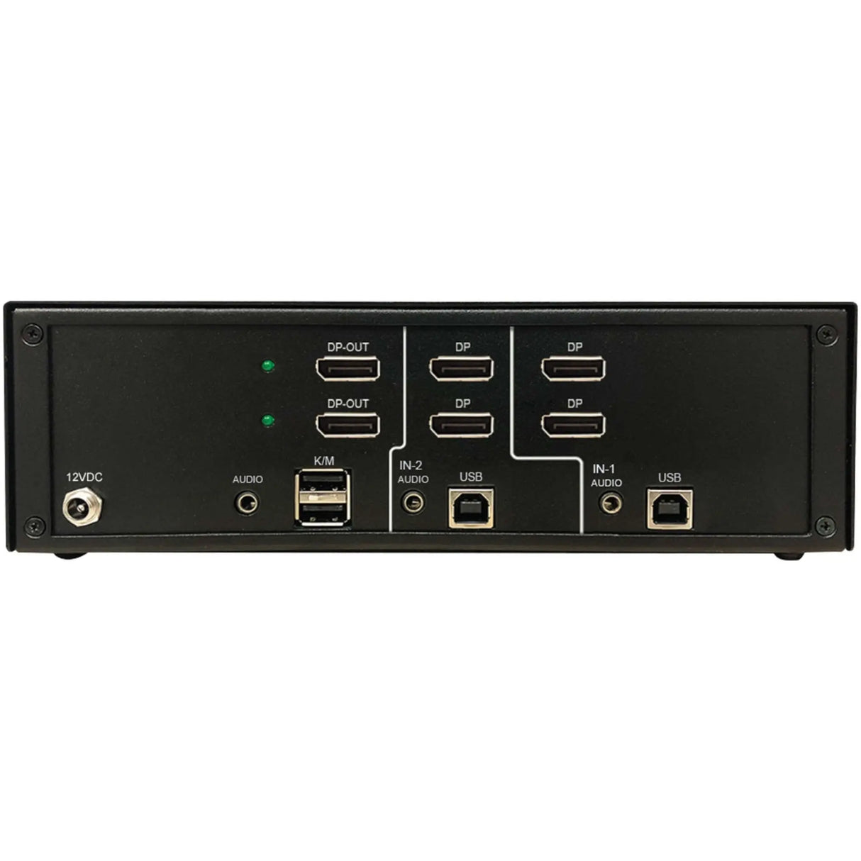 EATON Tripp Lite Secure KVM Switch, 2-Port, Dual Head, DisplayPort to DisplayPort, 4K, NIAP PP4.0, Audio, TAA - 2 Computer(s) - 1 Local User(s) - 3840 x 2160 - 50 Hz, 60 Hz - 4 x USB - 6 x DisplayPort - TAA Compliant