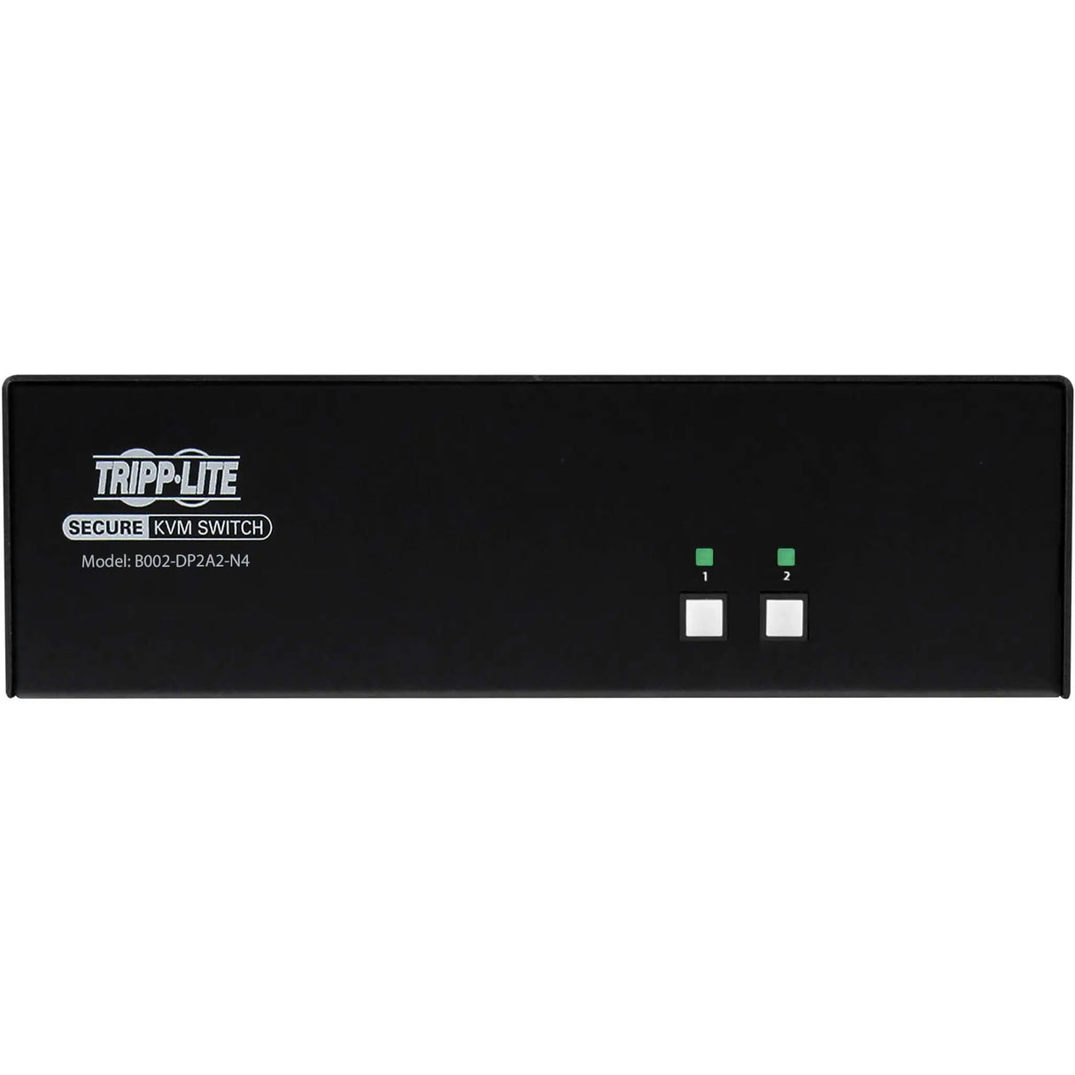 EATON Tripp Lite Secure KVM Switch, 2-Port, Dual Head, DisplayPort to DisplayPort, 4K, NIAP PP4.0, Audio, TAA - 2 Computer(s) - 1 Local User(s) - 3840 x 2160 - 50 Hz, 60 Hz - 4 x USB - 6 x DisplayPort - TAA Compliant