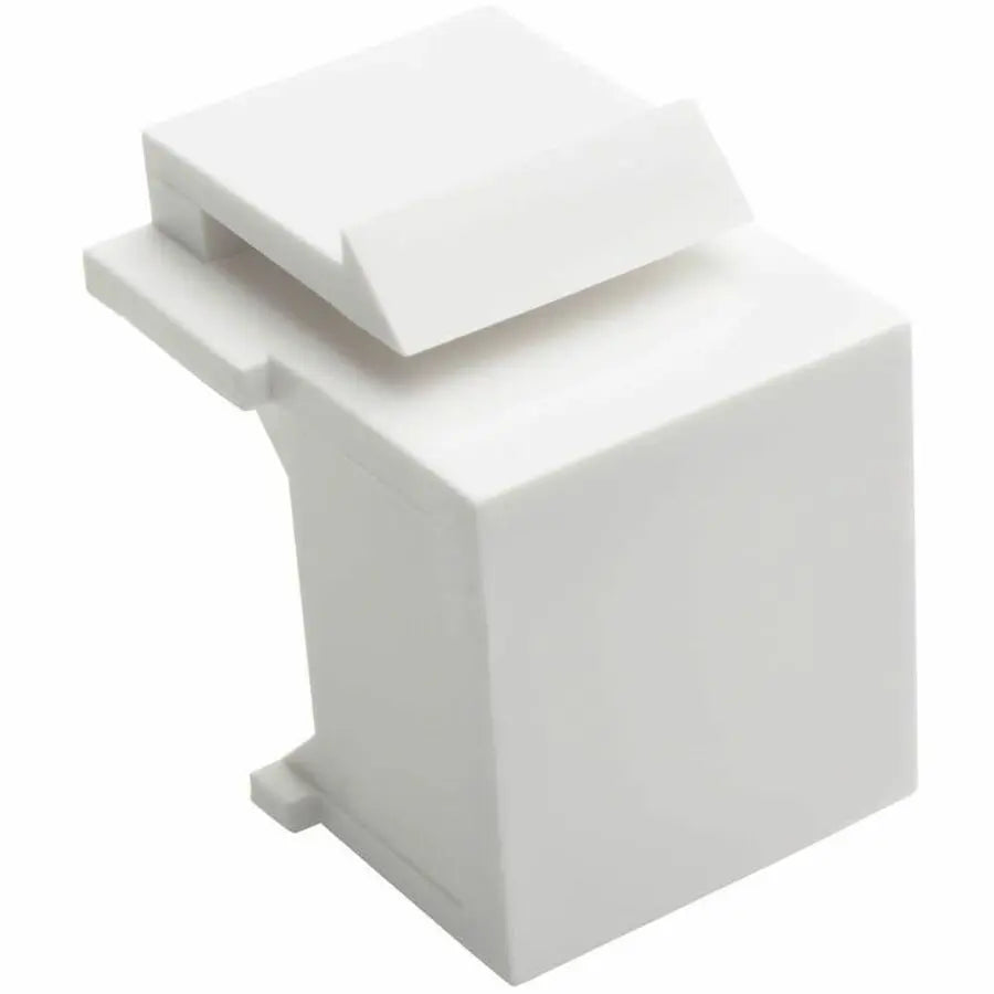 EATON Tripp Lite Snap In Blank Keystone Jack Insert 10 Pack White TAA 1 port - N040-010-WH