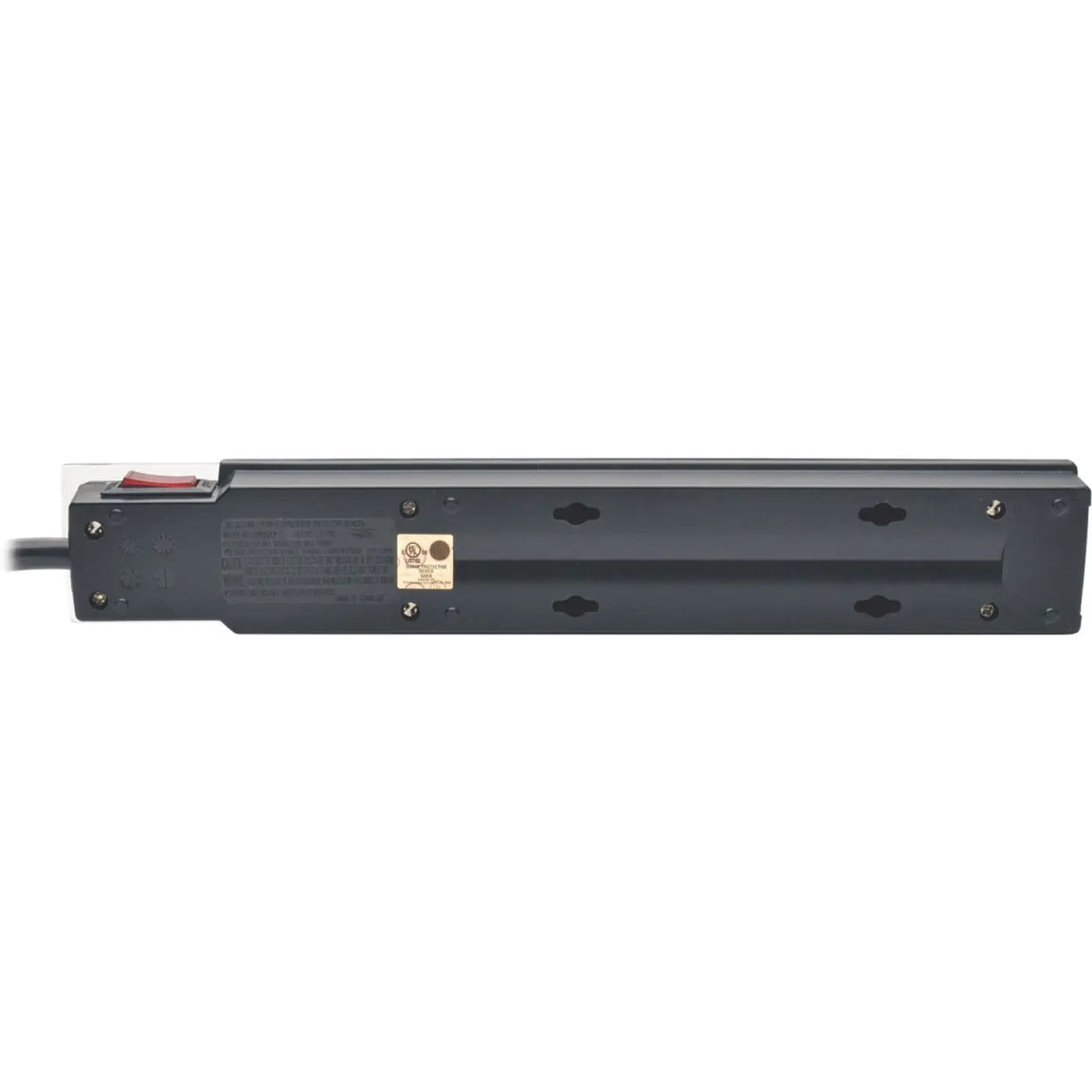 EATON Tripp Lite Surge Protector Power Strip 6 Outlet Tel/Modem 6 ft Cord Black - 6 x NEMA 5-15R - 1800 VA - 1440 J - 120 V AC Input - Phone/DSL - TLP606SSTELB