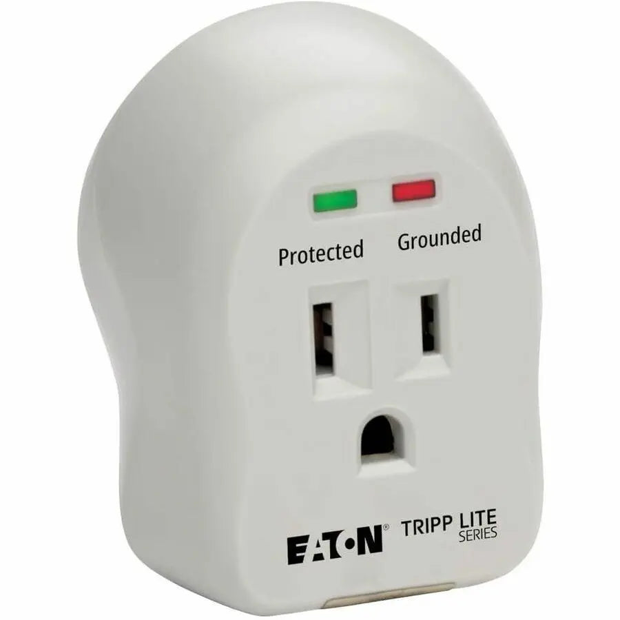 EATON Tripp Lite Surge Protector Wallmount Direct Plug In 120V 1 Outlet 600 Joule - Receptacles: 1 x NEMA 5-15R - 600J - SPIKECUBE