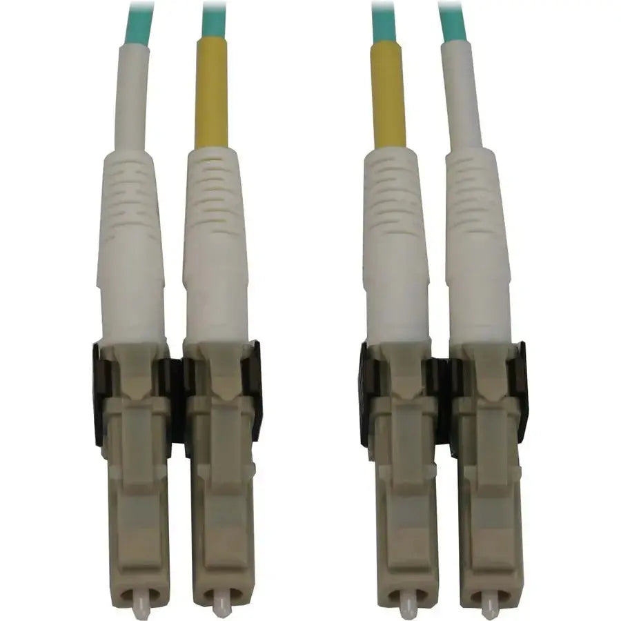EATON Tripp Lite Switchable Fiber Optic Cable 400G MMF 50/125 Duplex LC-PC M/M 3M - 9.84 ft Fiber Optic Network Cable for Switch, Patch Panel, Network Device - First End: 2 x LC/PC Network - Male - Second E - N820X-03M