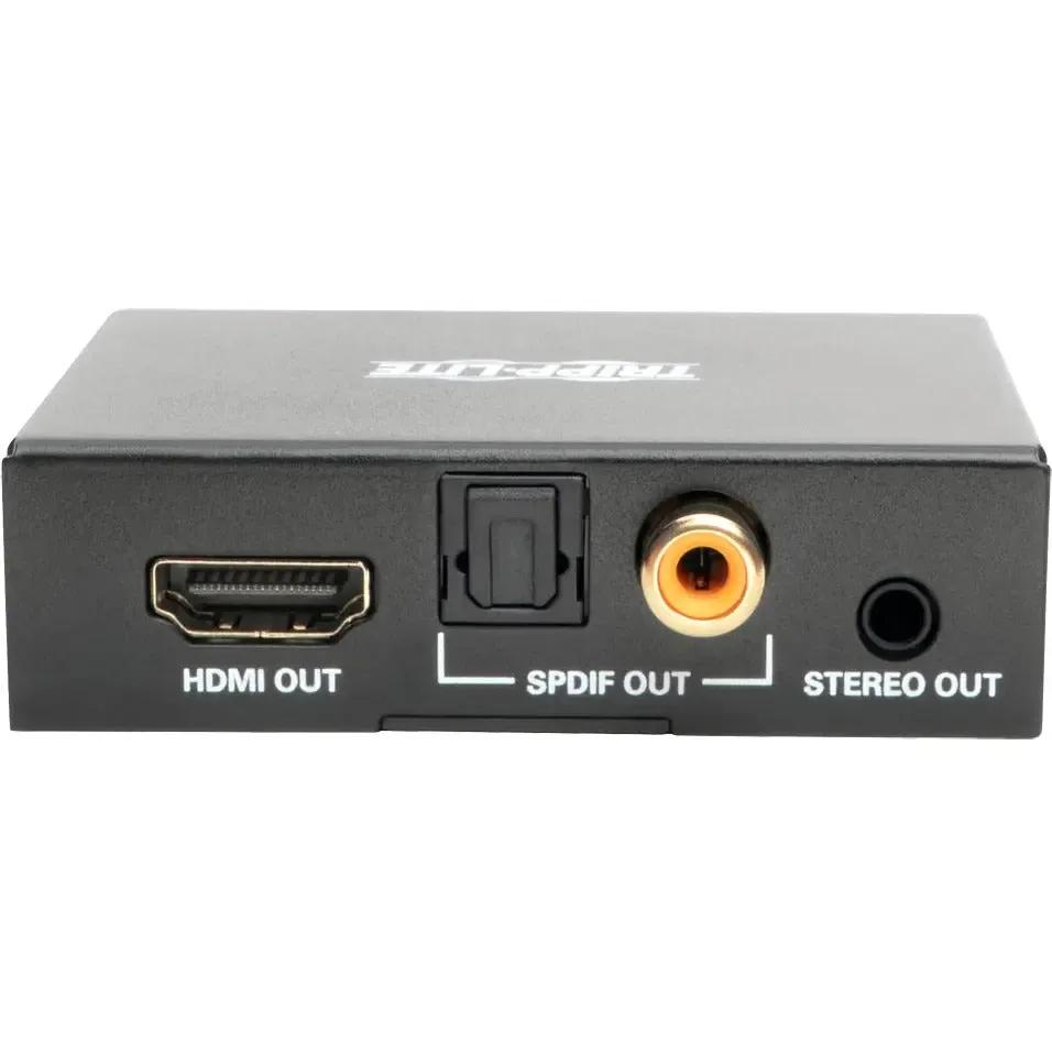 EATON Tripp Lite Ultra High Definition UHD 4Kx2K HDMI Audio De-Embedder Extractor - Functions: Audio De-embedding, Audio Extraction - 3840 x 2160 - Audio Line Out - P130-000-AUDIO