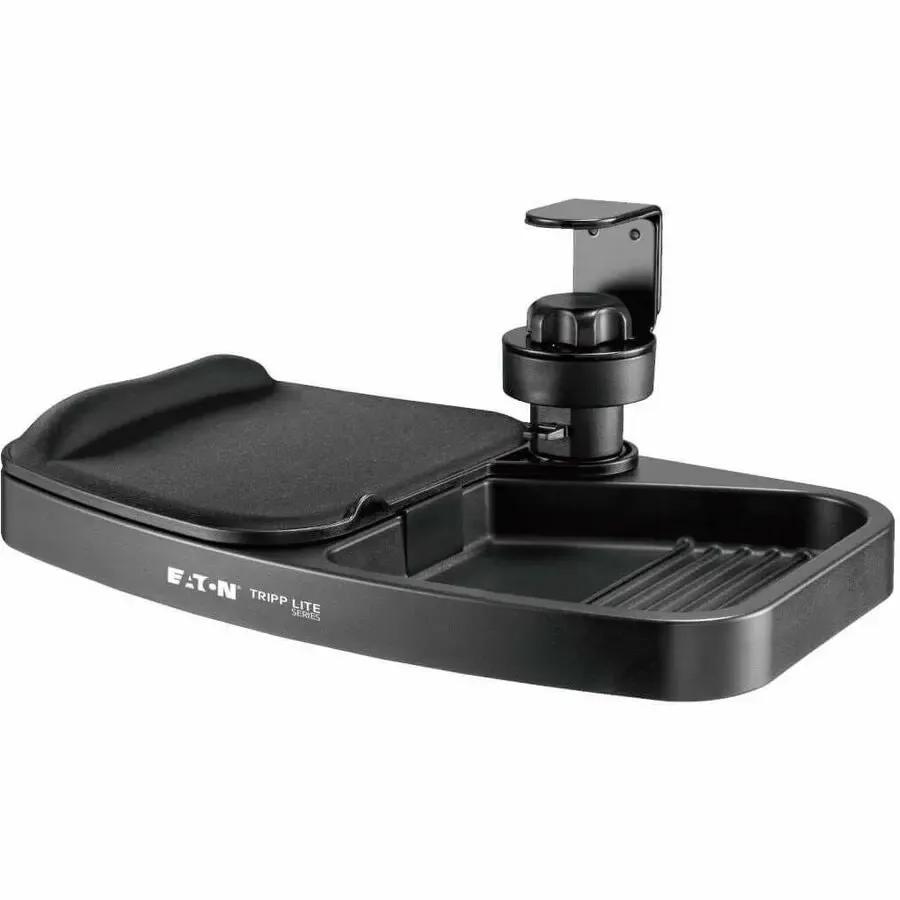 EATON Tripp Lite Under-Desk Clamp Storage Tray w/ Built-In Mouse Pad & Wrist Rest - 6.60 lb Load Capacity - DMUDSC