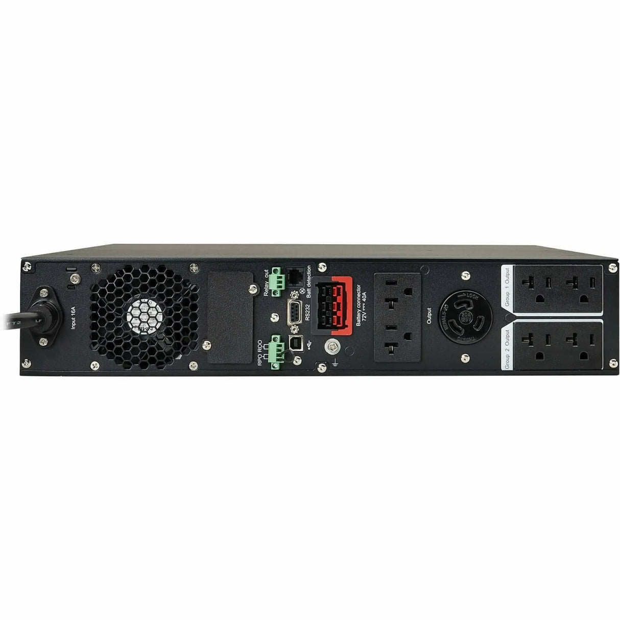 EATON Tripp Lite UPS 2200VA 1800W Smart Online Rackmount LCD Sine Wave USB DB9 - 2U Rack/Tower - 4 Minute Stand-by - 100 V AC, 110 V AC, 115 V AC, 120 V AC, 127 V AC Input - 100 V AC, 110 V AC, 115 V AC, 12... - SU2200RTXLCD2U