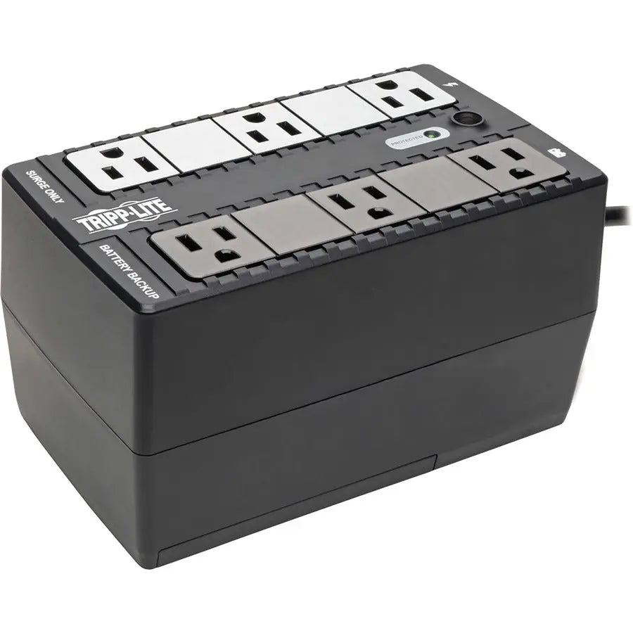 EATON Tripp Lite UPS 350VA 210W Desktop Wall Mount PC / MAC Battery Back Up Compact 50/60Hz 120V 6 Outlets 5-15P - Mini Desktop - 110 V AC Input - 120 V AC Output - 3 x NEMA 5-15R, 3 x NEMA 5-15R - BC350