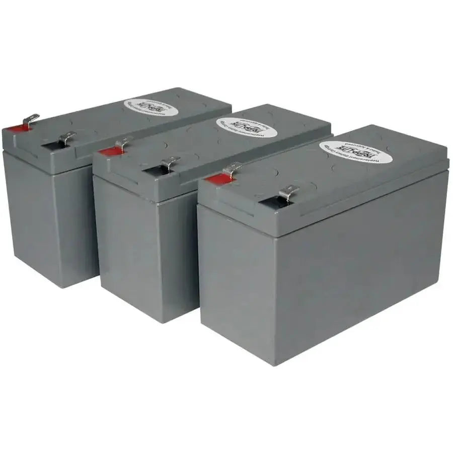 EATON Tripp Lite UPS Replacement Battery Cartridge Kit for select UPS Brands with (3) 12V Batteries - Maintenance-free Lead Acid - RBC53
