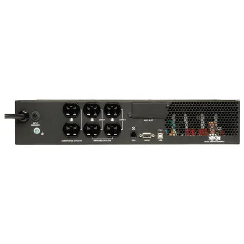 EATON Tripp Lite UPS Smart 1000VA 800W Rackmount AVR 120V Pure Sine Wave LCD USB DB9 2URM TAA - 1000VA/700W - 7 Minute Full Load - 6 x NEMA 5-15R - SM1000RM2UTAA