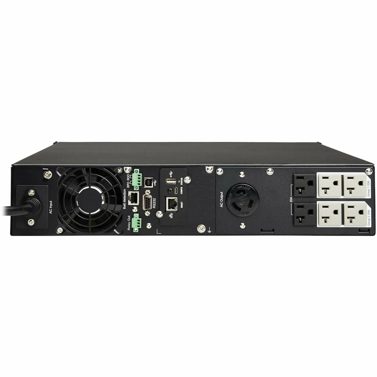 EATON Tripp Lite UPS Smart 2200VA 1920W Rackmount AVR 100V/110V/120V Preinstalled WEBCARDLX Pure Sign Wave USB DB9 2U - 2200 VA/1920 W - 120 V AC - 4.50 Minute - 2U Rack-mountable - 4.50 Minute - 4 x NEMA 5... - SMART2200RM2UN