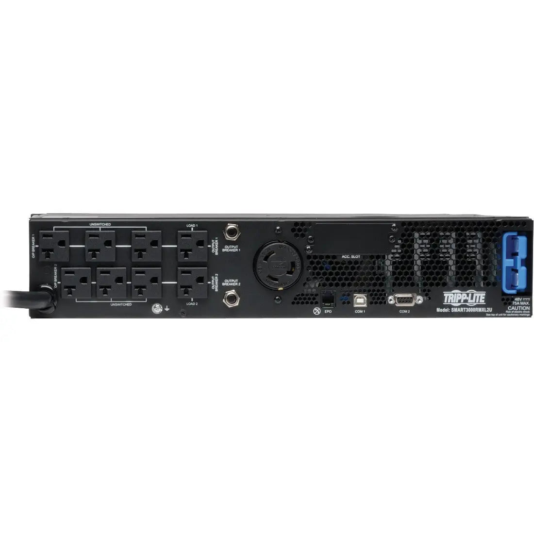 EATON Tripp Lite UPS Smart 3000VA 2250W Rackmount AVR 120V Pure Sine Wave LCD USB DB9 2URM TAA - 2U Rack/Tower - 3.50 Minute Stand-by - 120 V AC Input - 120 V AC Output - 1 x NEMA L5-30R, 8 x NEMA 5-15/20R ... - SM3000RM2UTAA