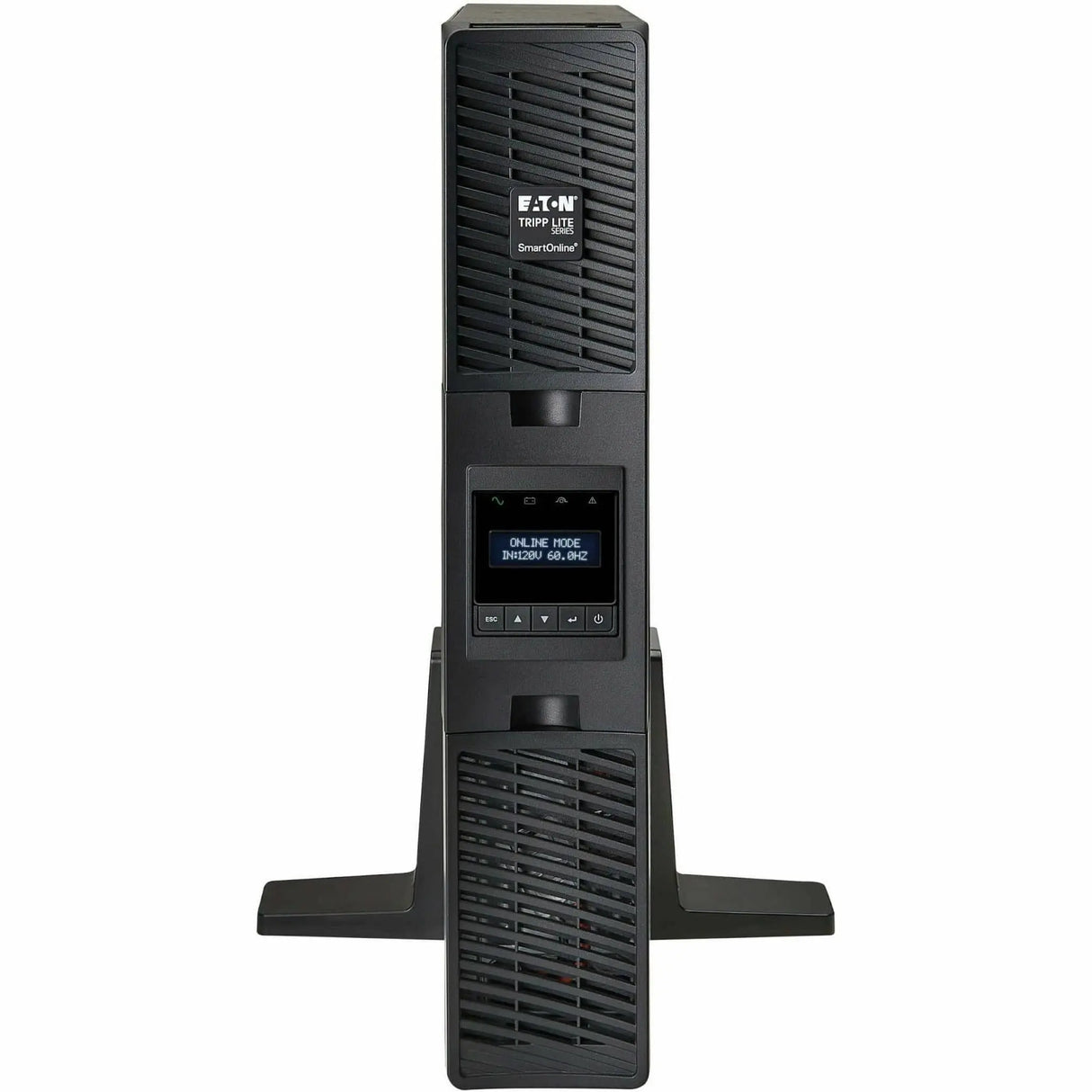 EATON Tripp Lite UPS Smart Online 1500VA 1350W Rackmount 120V LCD USB DB9 2URM - 2U Rack/Tower - 3 Hour Recharge - 4.20 Minute Stand-by - 110 V AC Input - 127 V AC, 127 V AC, 110 V AC, 120 V AC, 115 V AC Ou... - SU1500RTXLCD2U
