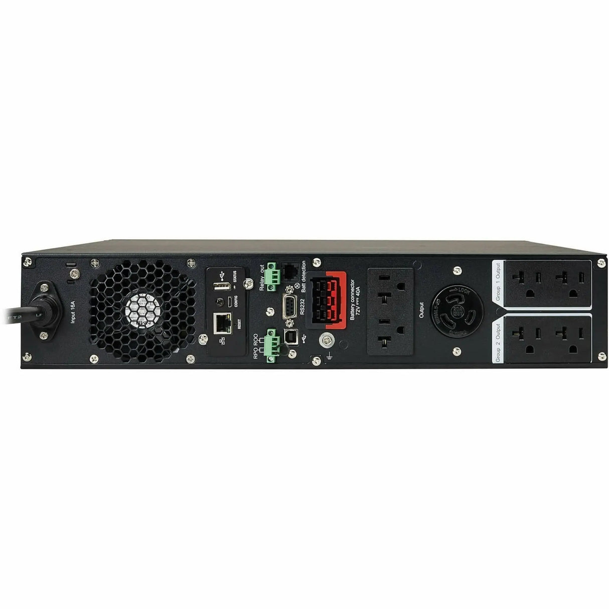 EATON Tripp Lite UPS Smart Online 2200VA 1800W Rackmount 120V LCD USB DB9 Preinstalled SNMPWEBCARD 2URM - 2U Tower/Rack/Wall Mountable - 4 Minute Stand-by - 100 V AC, 110 V AC, 115 V AC, 120 V AC, 127 V AC ... - SU2200RTXLCDN