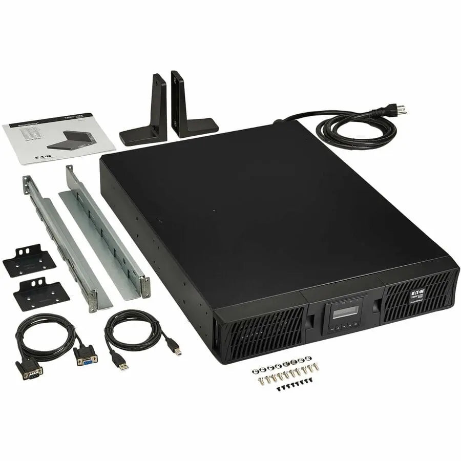 EATON Tripp Lite UPS Smart Online 2200VA 1800W Rackmount 120V LCD USB DB9 Preinstalled SNMPWEBCARD 2URM - 2U Tower/Rack/Wall Mountable - 4 Minute Stand-by - 100 V AC, 110 V AC, 115 V AC, 120 V AC, 127 V AC ... - SU2200RTXLCDN