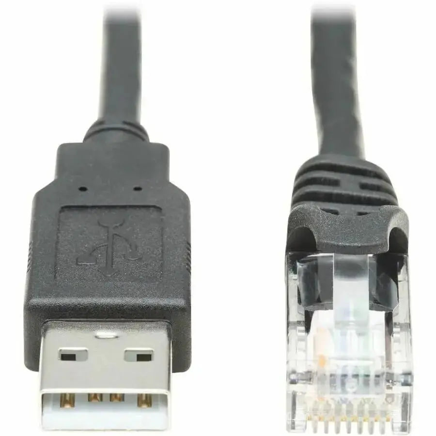 EATON Tripp Lite USB-A to RJ45 Rollover Console Cable Cisco Compatible M/M 6ft - 6 ft RJ-45/USB Data Transfer Cable for Switch, Router, Modem, Computer, Notebook - First End: 1 x RJ-45 Male Network - Second... - U009-006-RJ45-X