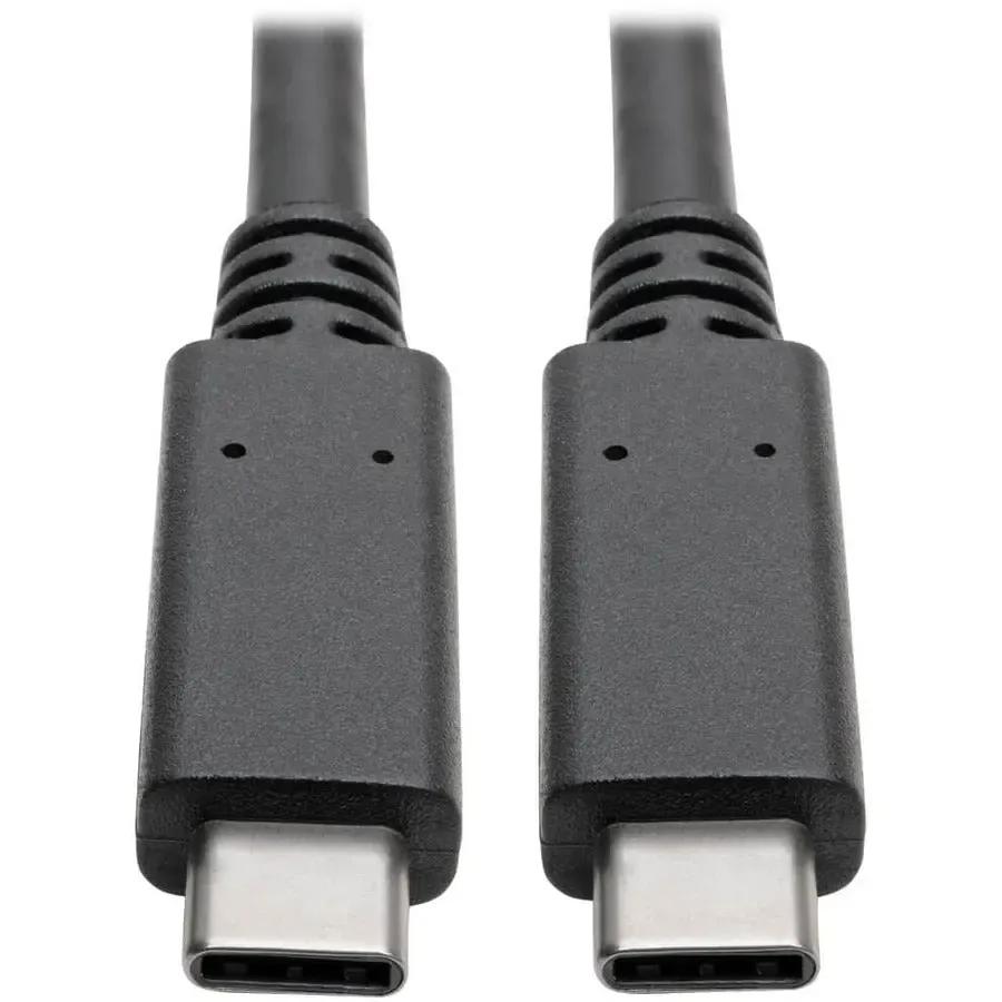 EATON Tripp Lite USB C Cable USB 3.1 Gen 2 w/ 5A Rating 20V M/M USB Type C USB Type-C USB-C 3ft 3' - USB for MacBook Pro, Smartphone, Tablet, PC, Wall Charger - 1.25 GB/s - 2.95 ft - 1 x Type C Male USB - 1... - U420-003-G2-5A