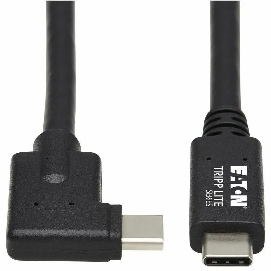 EATON Tripp Lite USB C Cable USB 3.2 Gen 2 Right-Angle 100W PD Charging M/M 1M - 3.28 ft Thunderbolt 3 Data Transfer Cable for Smartphone, Computer, Charger, Power Bank, MacBook Pro, Chromebook, Notebook, D... - U420-01M-G25ARA