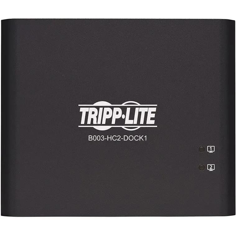 EATON Tripp Lite USB C KVM Dock 2-Port 4K HDMI USB-A Hub PD Charging USB 3.2 Gen 1 - 2 Computer(s) - 1 Local User(s) - 3840 x 2160 - 5 x USB - 1 x HDMI - TAA Compliant - B003-HC2-DOCK1
