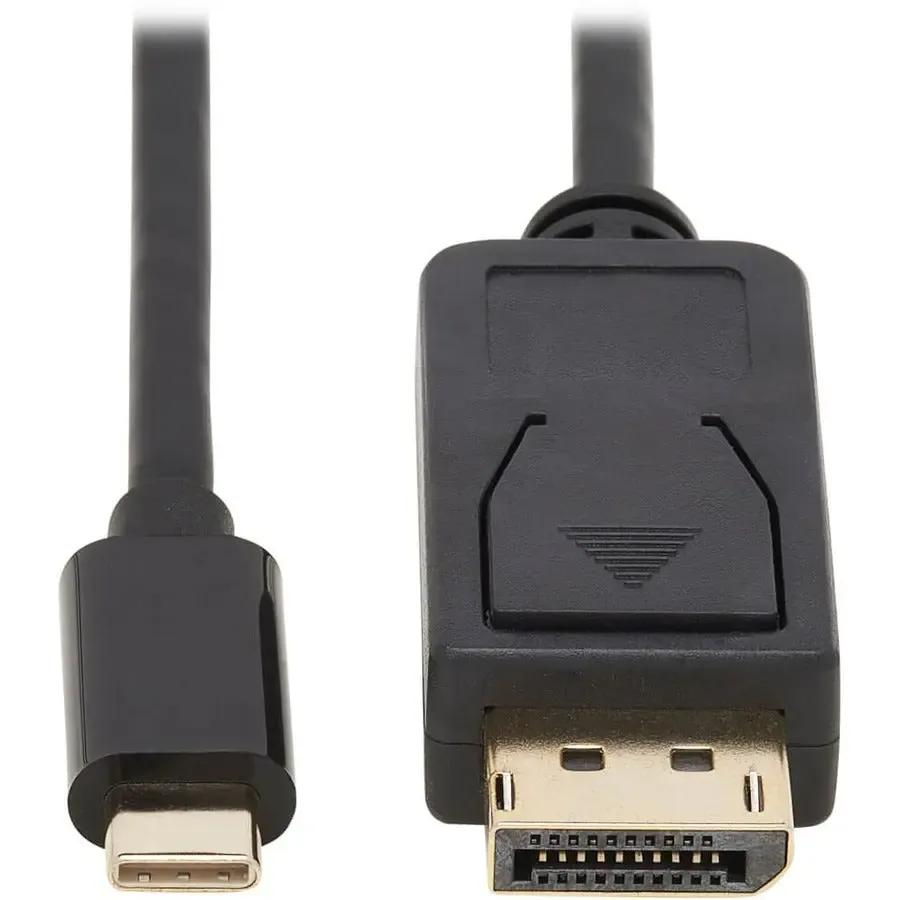 EATON Tripp Lite USB C to DisplayPort Adapter Cable Bi-Directional 4K M/M 10ft - 10 ft DisplayPort/USB-C A/V Cable for Audio/Video Device, Monitor, Desktop Computer, TV, Projector, PC, Tablet, Notebook, Mac... - U444-010-DP-BD