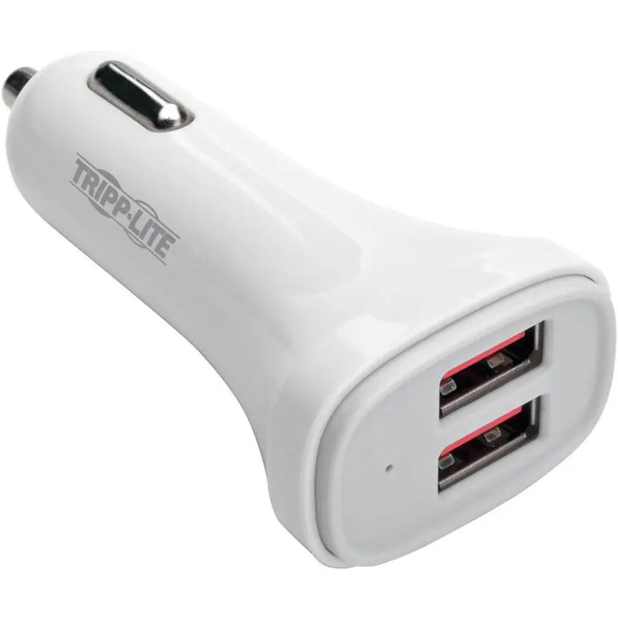 EATON Tripp Lite USB Car Charger Dual-Port with Autosensing 5V 4.8A Fast Charger for Tablets and Cell Phones - 24 W Output Power - 12 V DC Input Voltage - 5 V DC Output Voltage - 4.80 A Output Current - U280-C02-S2