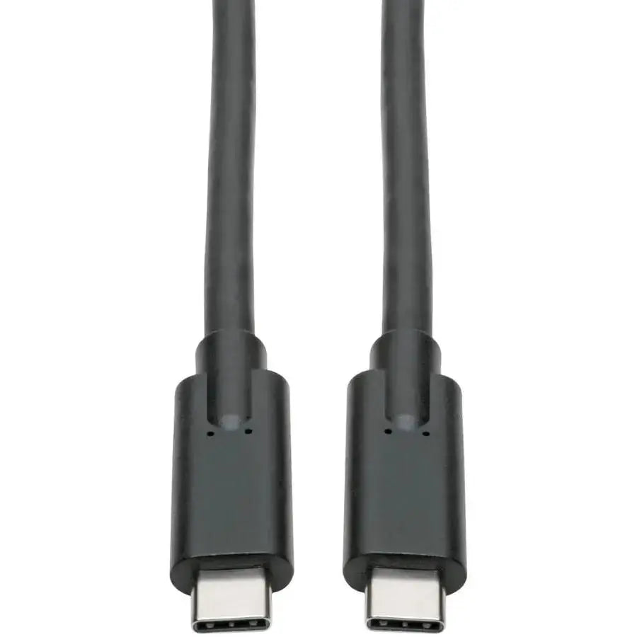 EATON Tripp Lite USB Type C to USB C Cable USB 3.1 5A Rating 100W 5 Gbps M/M 6ft - 5.91 ft Thunderbolt 3 Data Transfer Cable for Smartphone, Chromebook, Ultrabook, Hard Drive, Docking Station, Flash Drive, ... - U420-006-5A