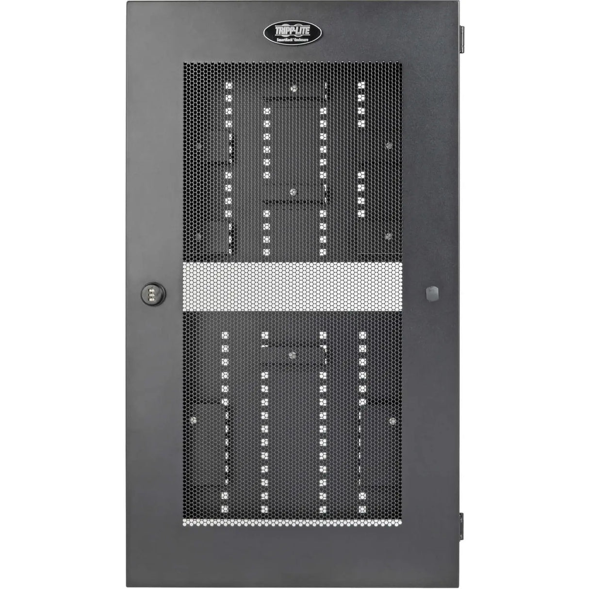EATON Tripp Lite Wallmount Rack Enclosure 3U Vertical Low-Profile Switch-Depth - Black Powder Coat - 3U Rack Height - Steel - SRWF6UMOD