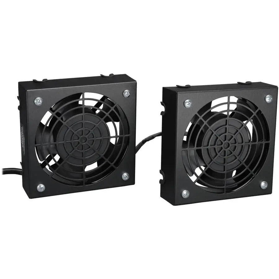 EATON Tripp Lite Wallmount Rack Enclosure Cooling Roof Fan Kit 120V 5-15P - 1570.9 gal/min Maximum Airflow - NEMA 5-15P - 2 pc(s) - Cabinet - SRFANWM