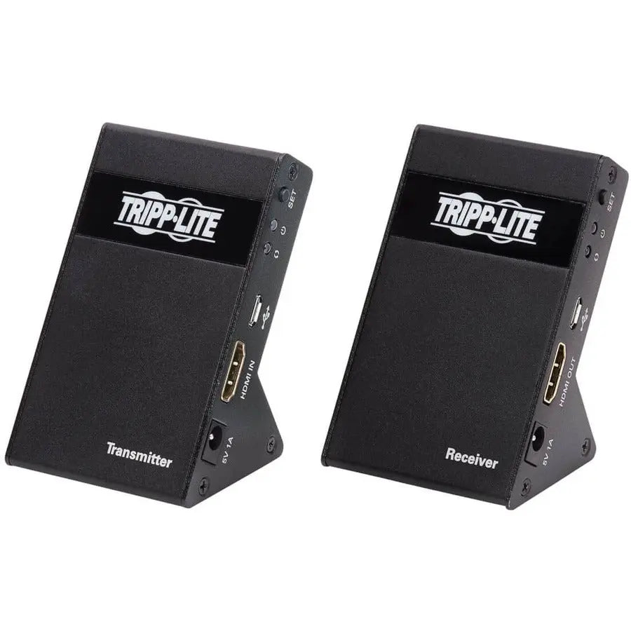 EATON Tripp Lite Wireless HDMI Extender 4K @ 30Hz Zero Latency 7.1 Audio HDCP 2.2 - 1 Input Device - 1 Output Device - 98 ft Range - 2 x USB - 1 x HDMI In - 1 x HDMI Out - 4K - 3840 x 2160 - B127-1A1-WHD1