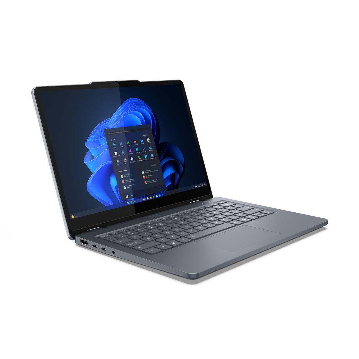 Lenovo 13w 2-in-1 Gen 3 Intel Core 3 100U Hybrid (2-in-1) 33.8 cm (13.3") Touchscreen WUXGA 8 GB DDR5-SDRAM 256 GB SSD Wi-Fi 6E (802.11ax) Windows 11 Pro Grey - 83M9000DUS LENOVO