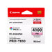 Canon (PFI-4100) Photo Magenta Ink Tank (80mL) - 6782C002 CANON