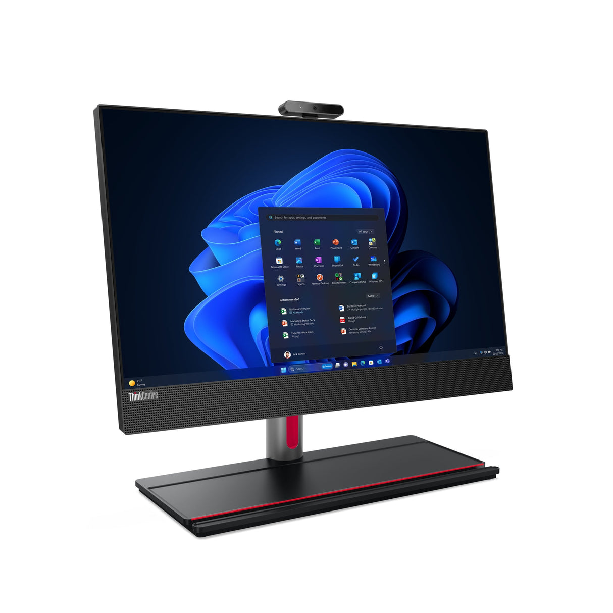 Lenovo ThinkCentre M90a Gen 5 Intel® Core™ i7 i7-14700 60.5 cm (23.8") 1920 x 1080 pixels All-in-One PC 16 GB DDR5-SDRAM 512 GB SSD Windows 11 Pro Wi-Fi 6E (802.11ax) Black - 12SH0028US LENOVO